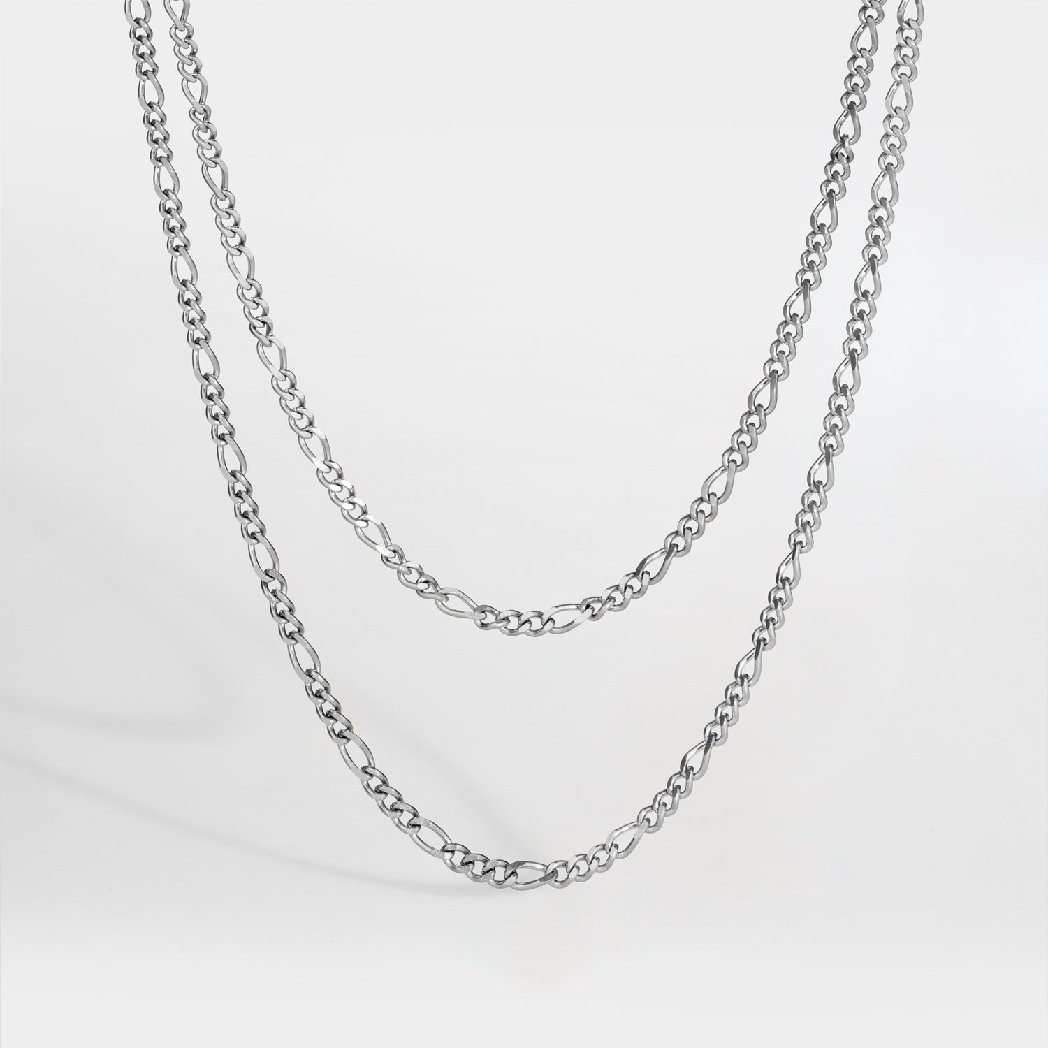 NL Double Antique chain - Silver-toned