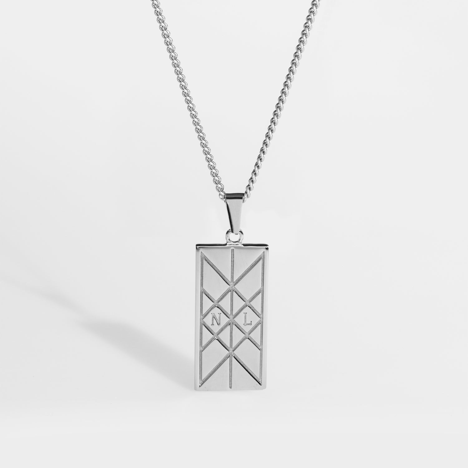 NL Web of Wyrd pendant - Silver-toned