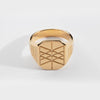 WEB OF WYRD SIGNATURE RING (GOLD)