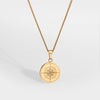 Compass Pendant - Gold-toned