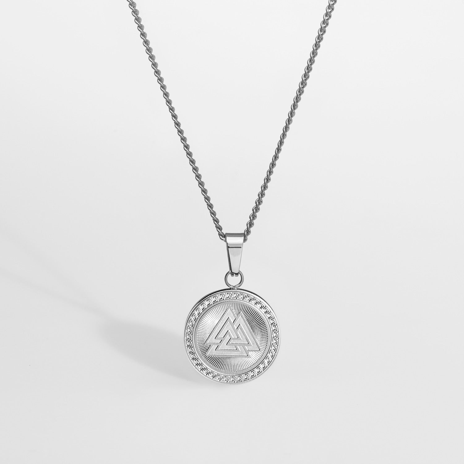 NL Valknut Signature pendant - Silver-toned