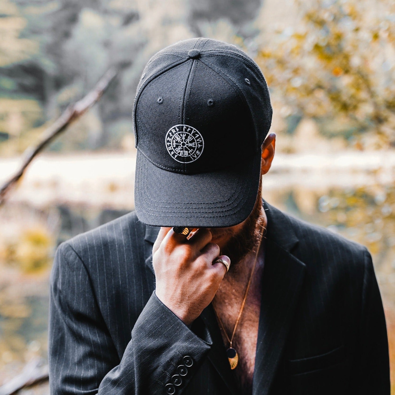 Vegvisir cap - Black