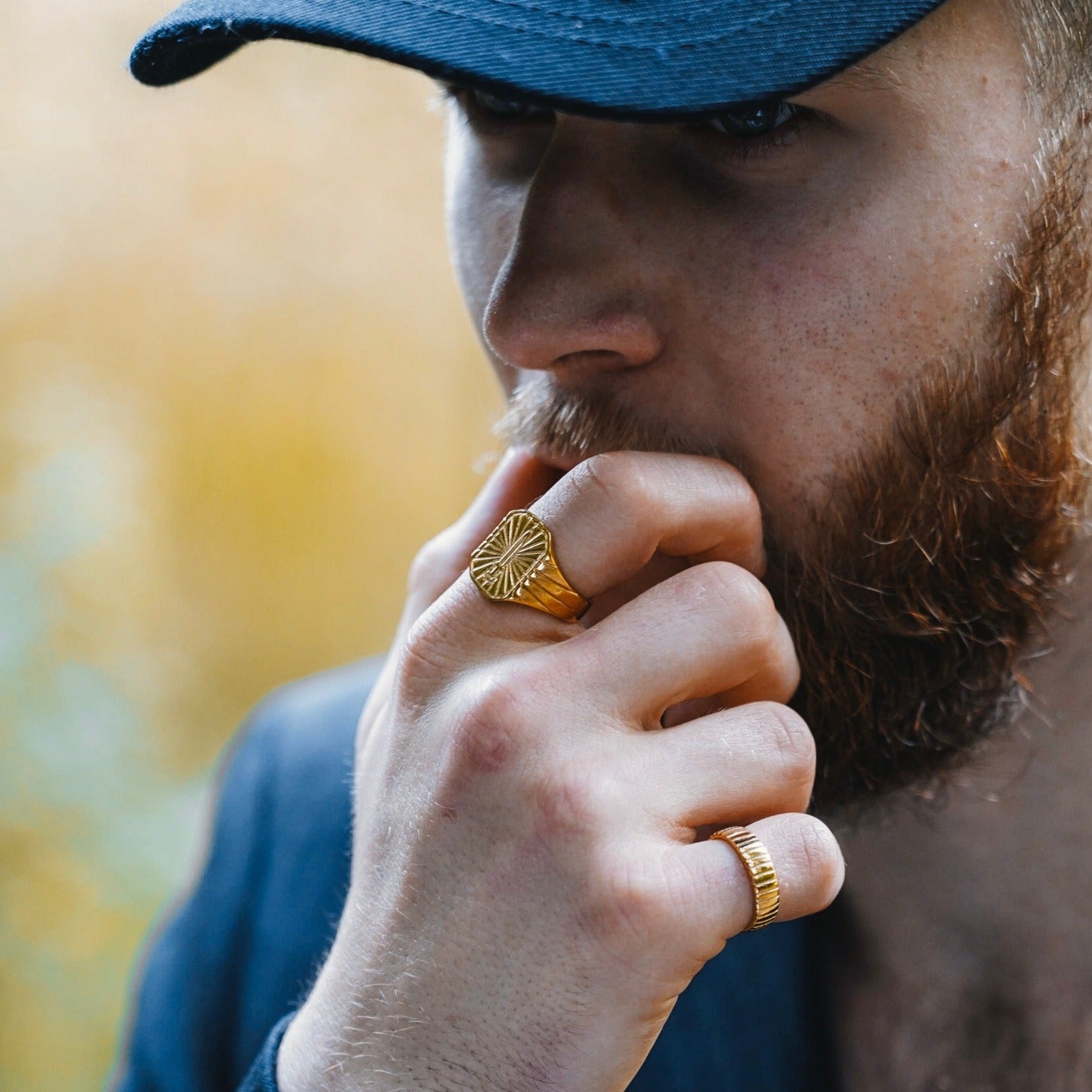 Gungnir Signature - Gold-toned ring