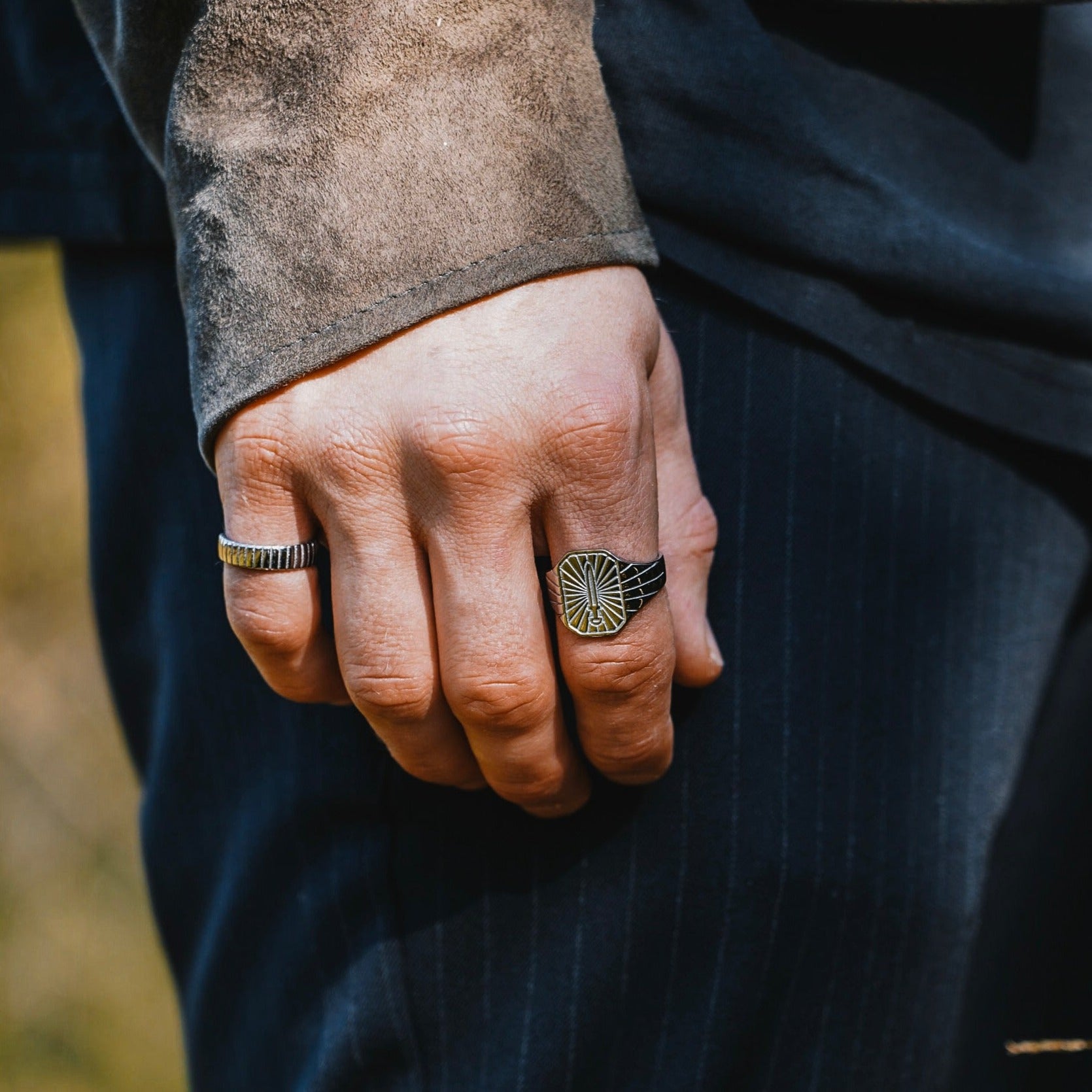 Gungnir Signature - Silver-toned ring