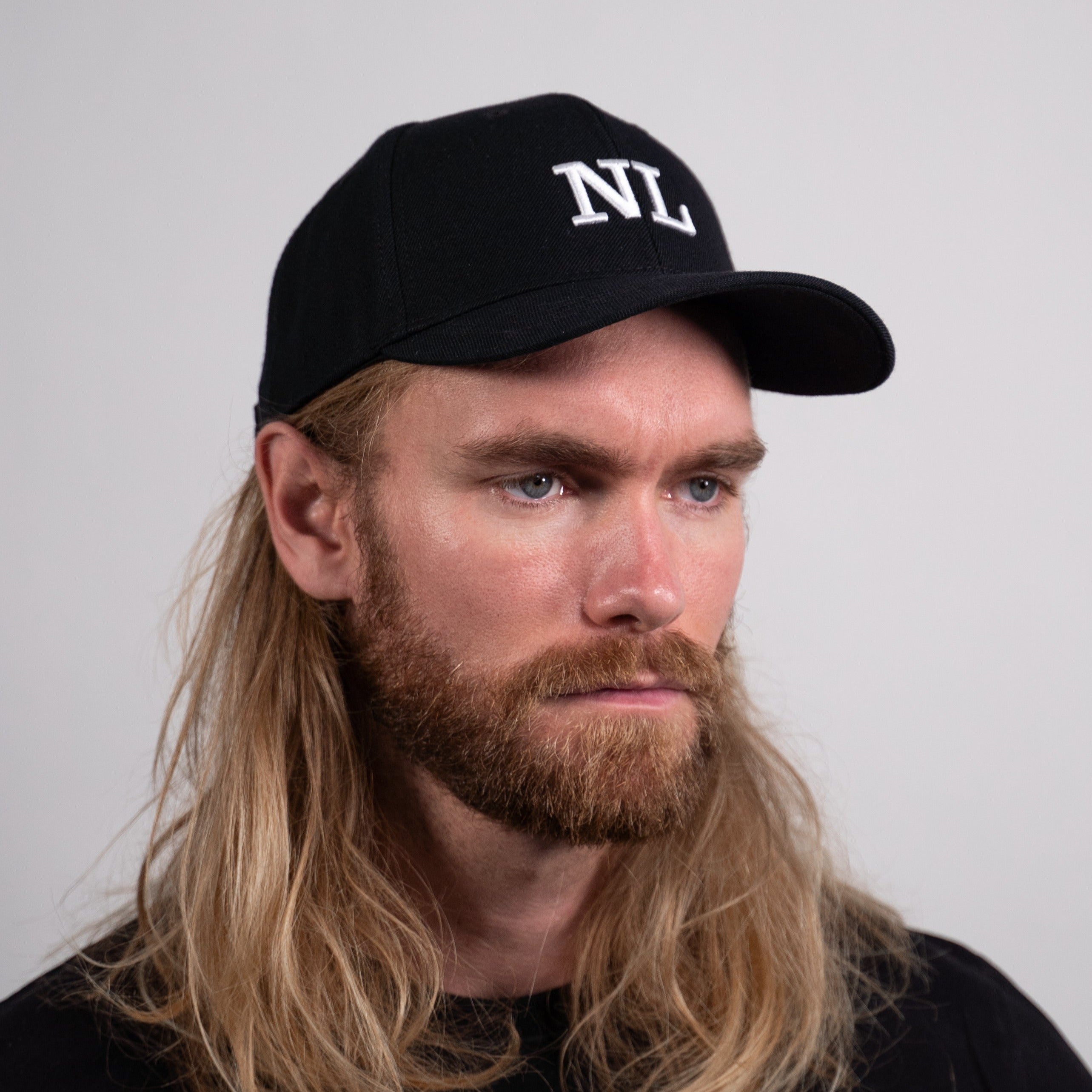 NL Dad cap - Black/white