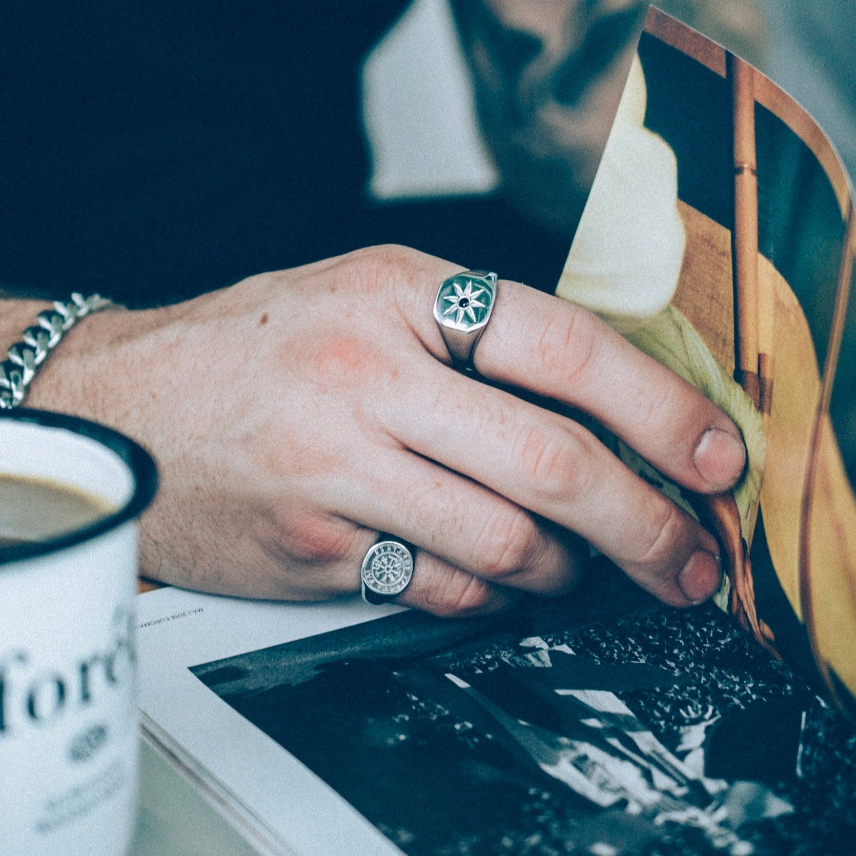 North Star Signature - Silver-toned ring