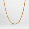 NL Rope necklace - Gold-toned