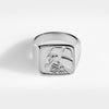 EXPLORER OVERSIZE SIGNATURE RING (SILVER)