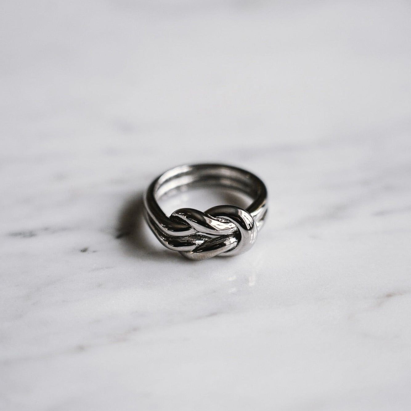 Perpetual band ring - Silver-toned