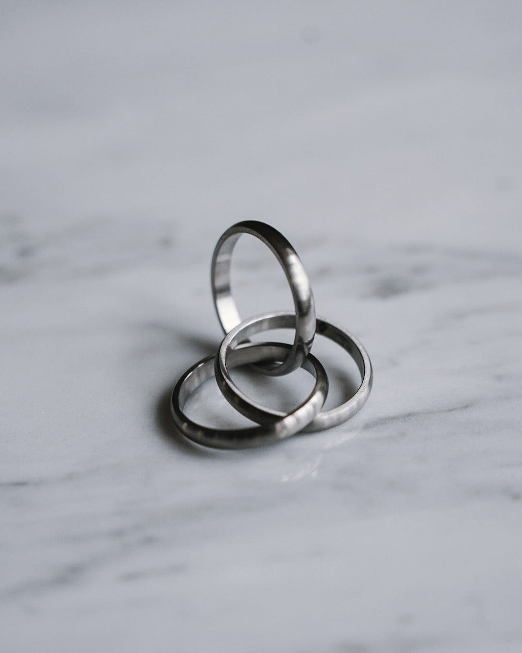 Helix band ring - Silver-toned ring