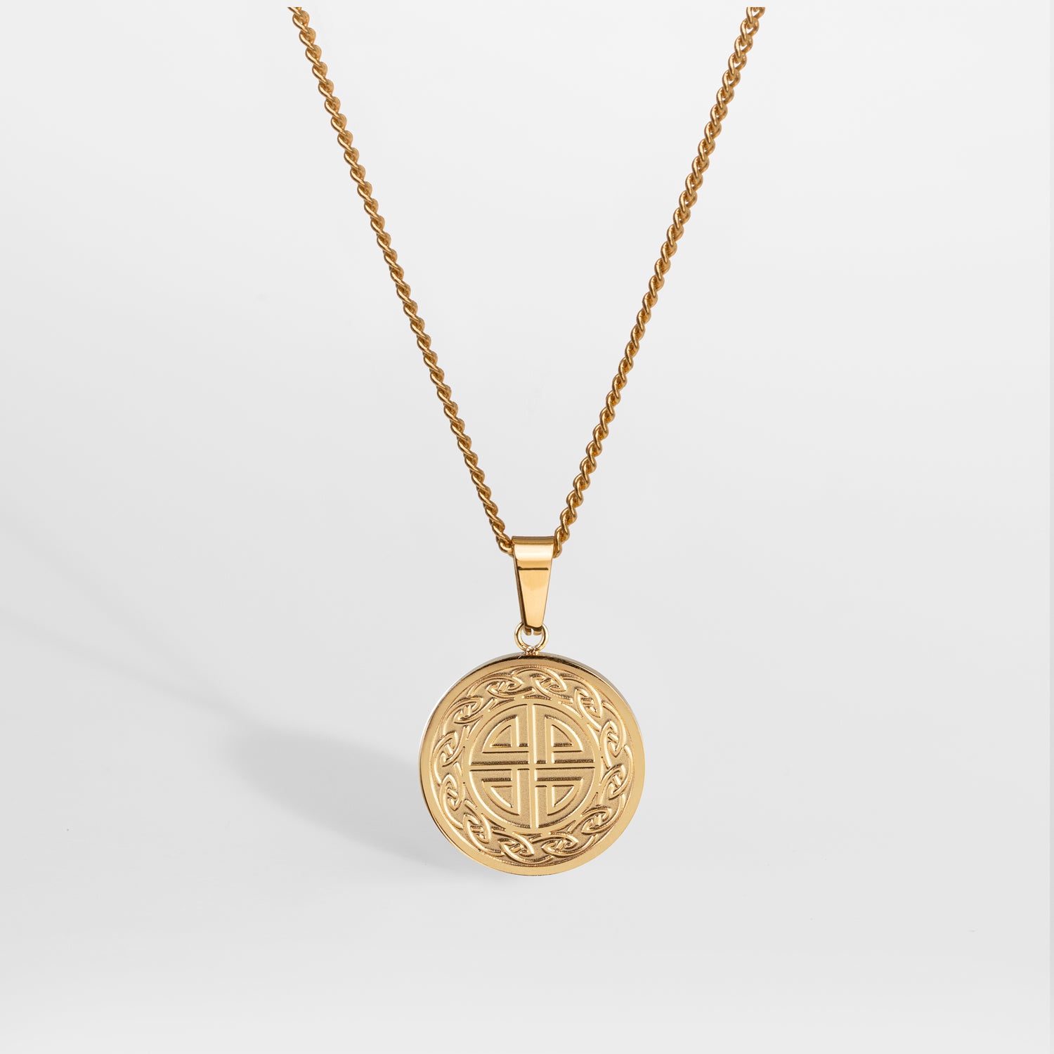 NL Knot pendant - Gold-toned