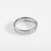 Siempre Cut band - Silver-toned ring