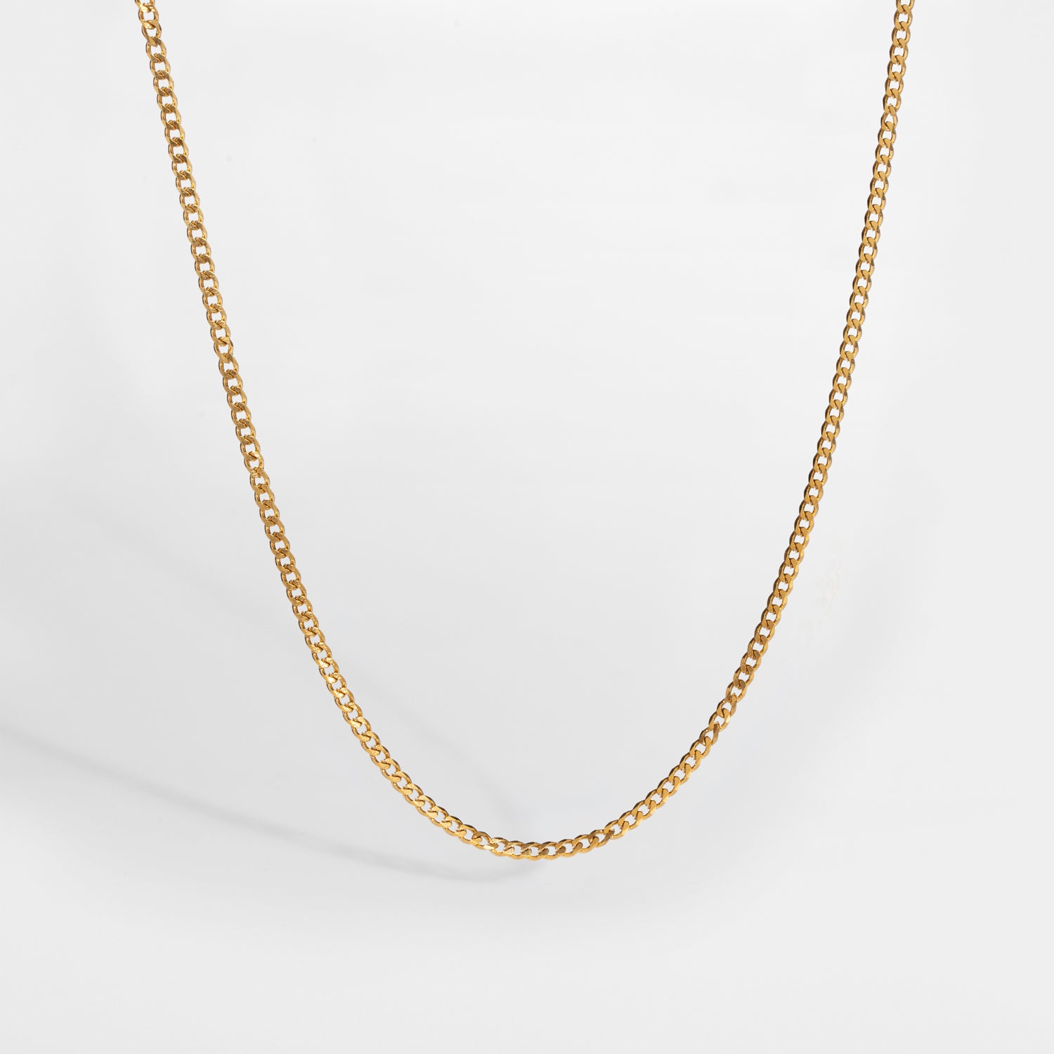 Minimal Sequence necklace - Gold-toned