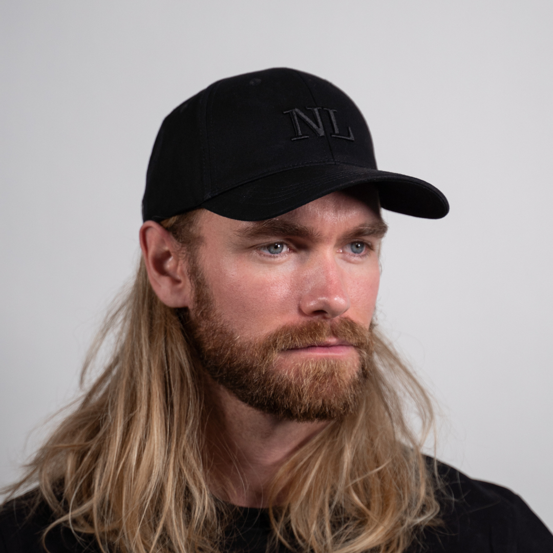 NL Dad cap - Black/black