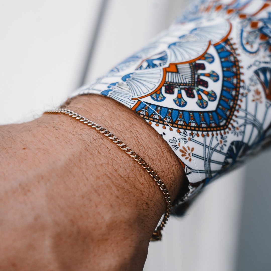 Minimal Sequence bracelet - Silver-toned