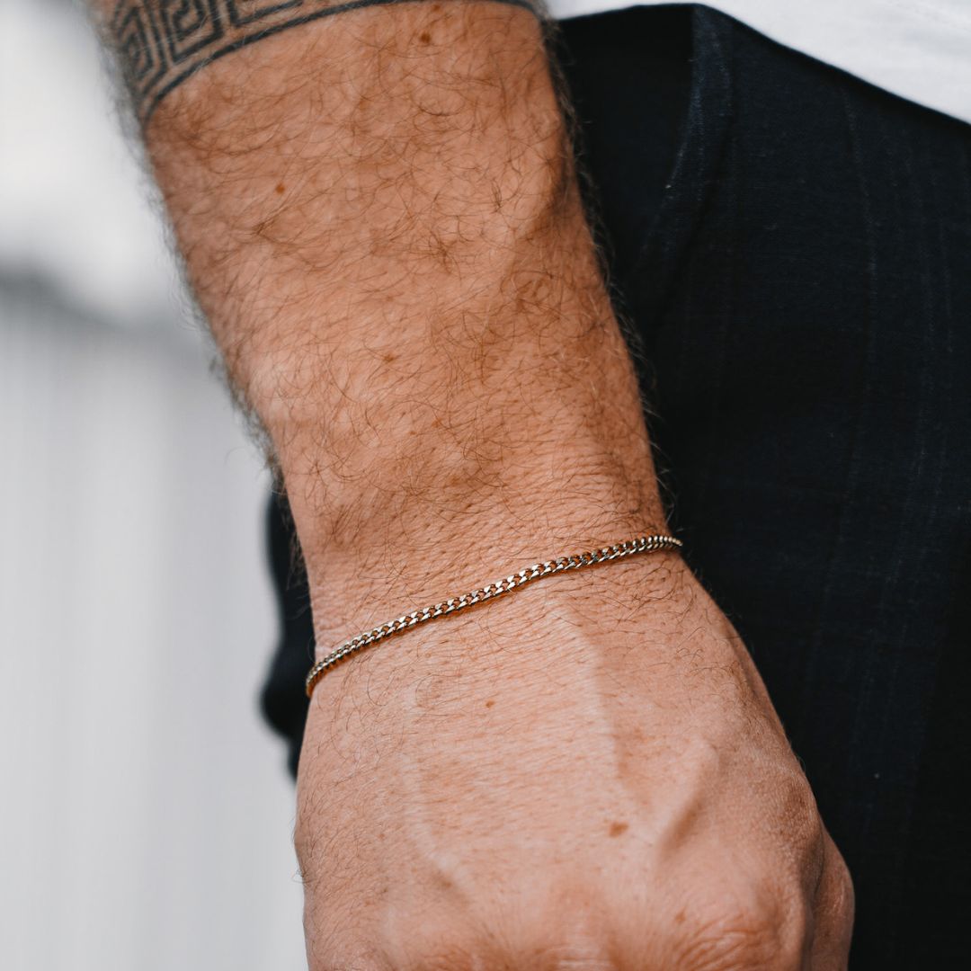 Minimal Sequence bracelet - Silver-toned