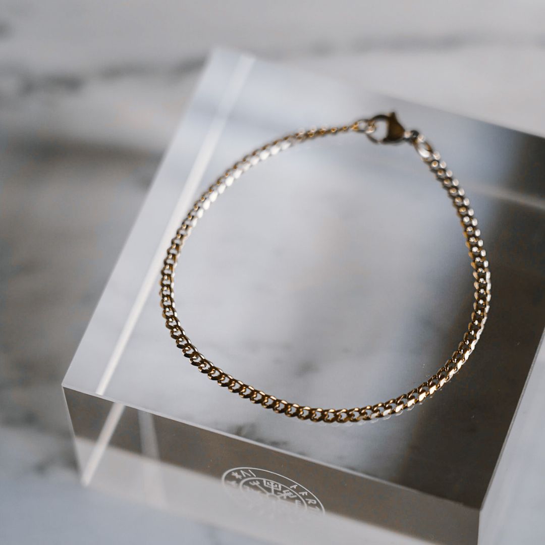 Minimal Sequence bracelet - Silver-toned