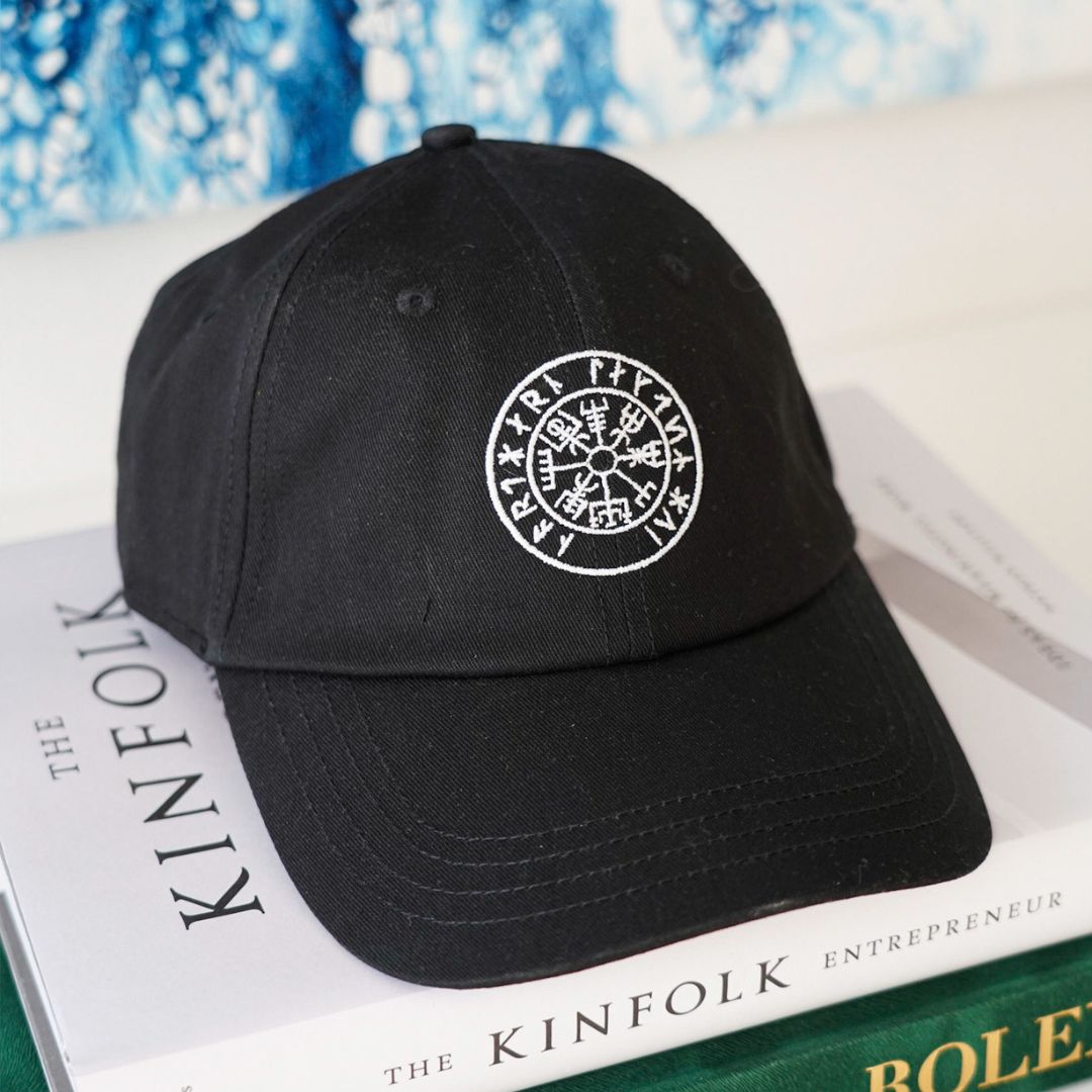 Vegvisir Dad cap - Black/white