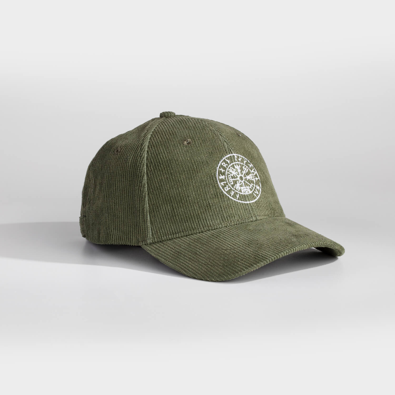 NL Vegvisir cap - Army green corduroy