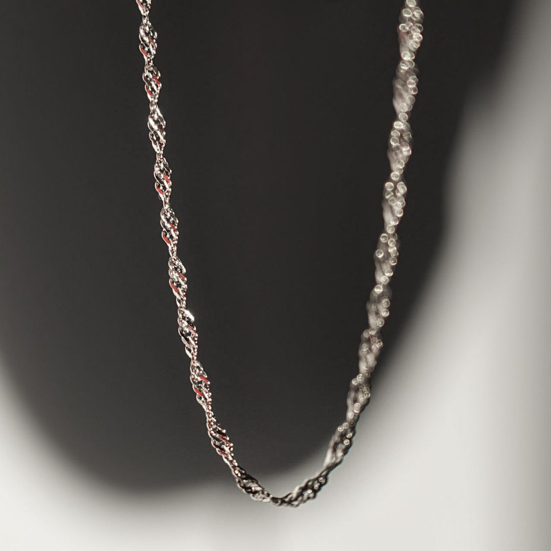 NL Vintage chain - Silver-toned