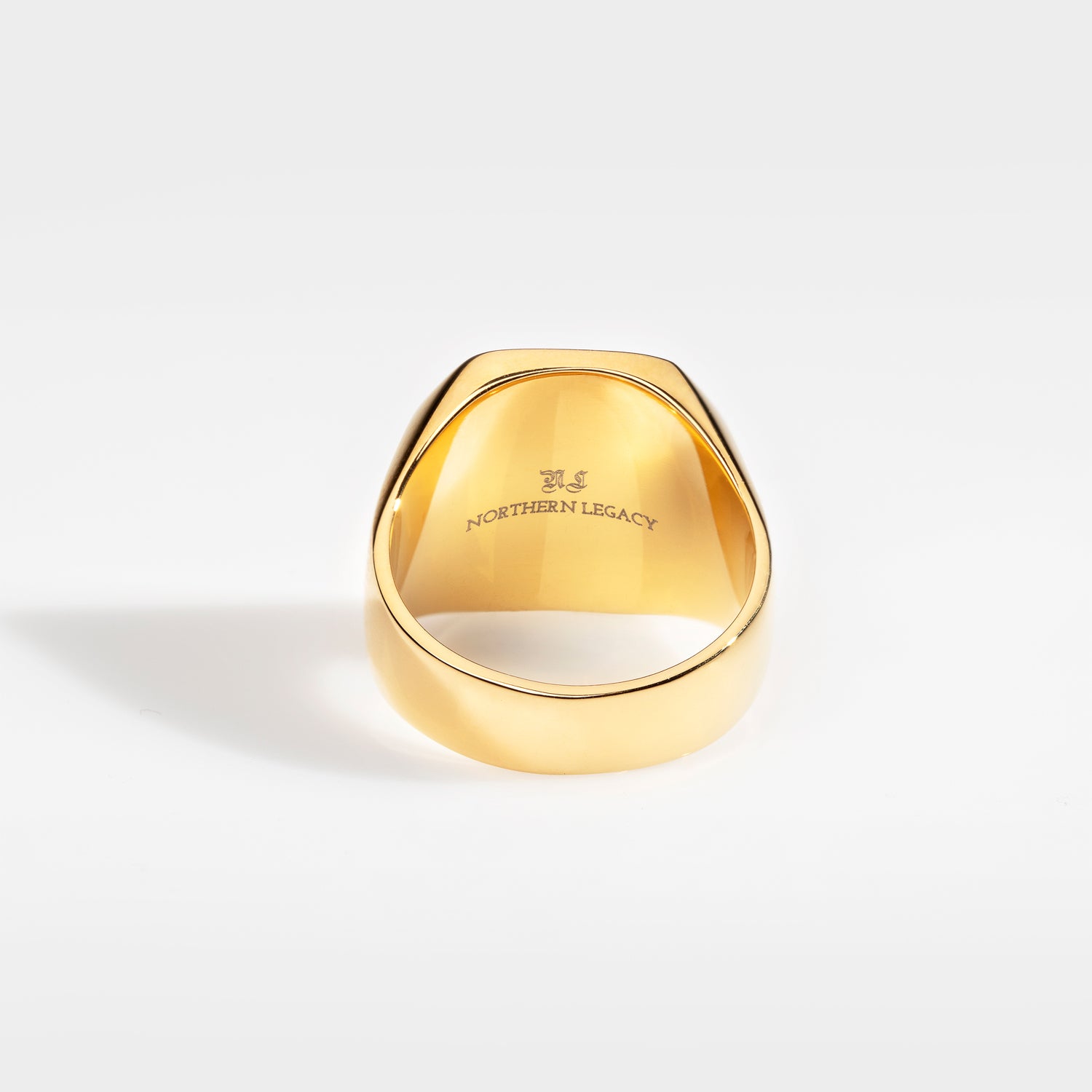 Compass Oversize Signature - Guldtonet ring