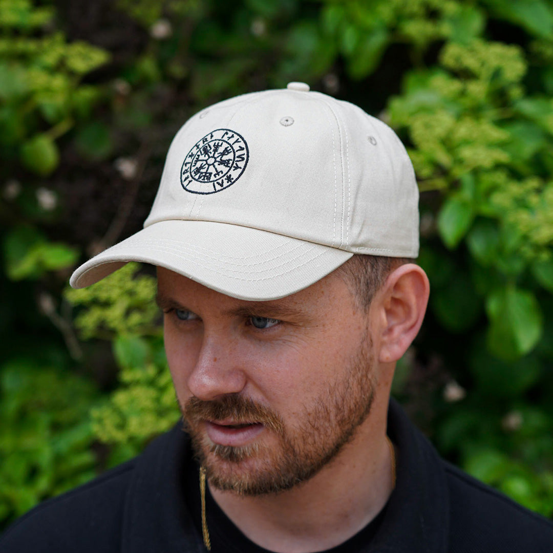 NL Vegvisir Dad cap - Sand/black