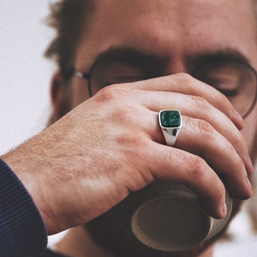 VERDE SIGNET RING (SILVER)