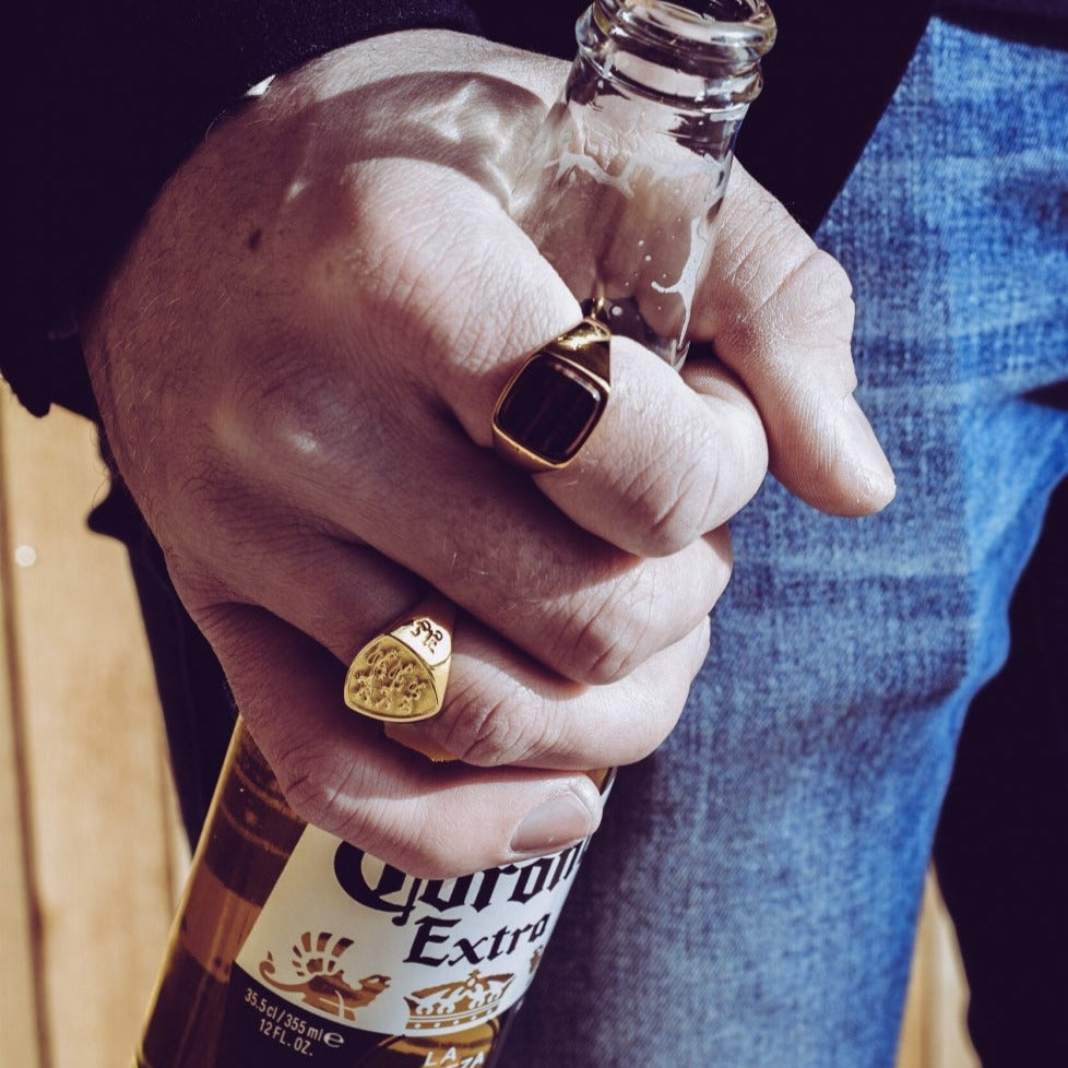 Panthera Polygon Signature - Gold-toned ring