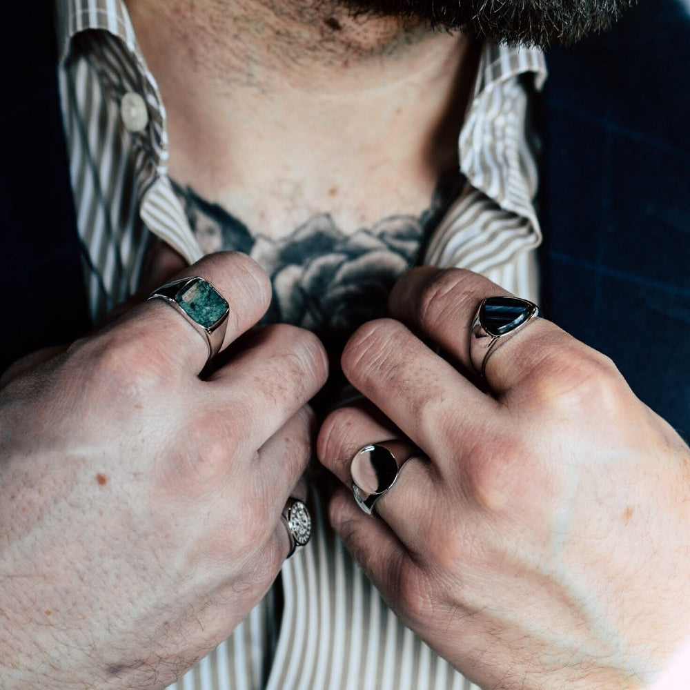 VERDE SIGNET RING (SILVER)