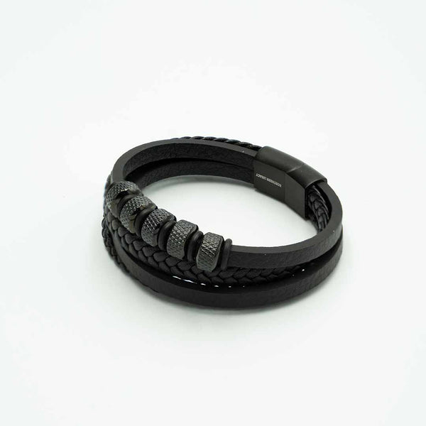 DRIFT LEATHER & BEAD BRACELET