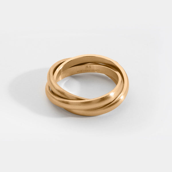 HELIX BAND RING (GOLD)