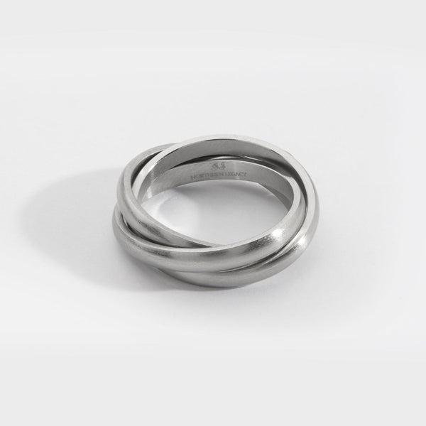 HELIX BAND RING (SILVER)