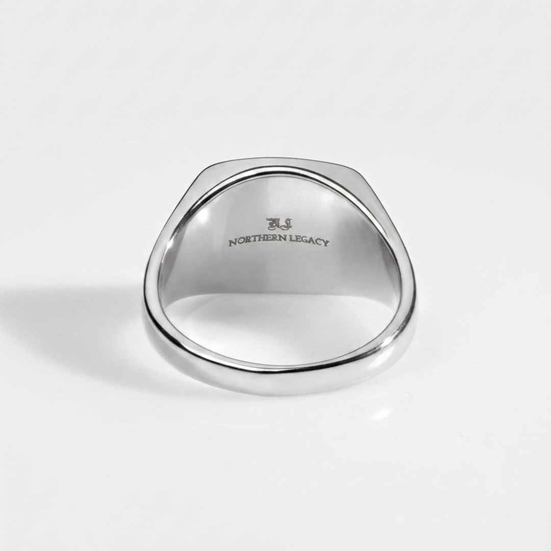 Compass Signature - Silver-toned ring