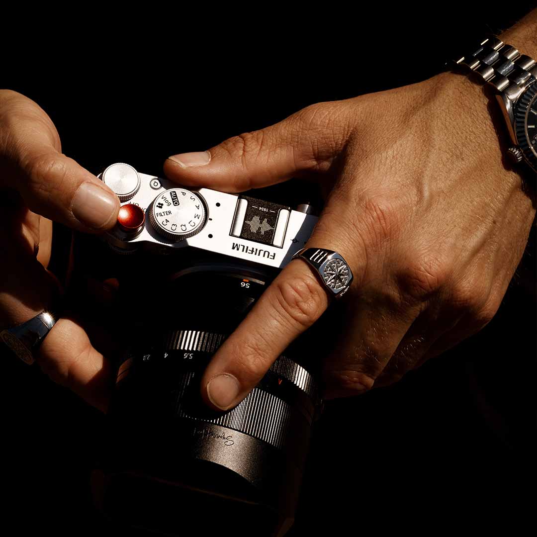 COMPASS SIGNATURE RING (SILVER)
