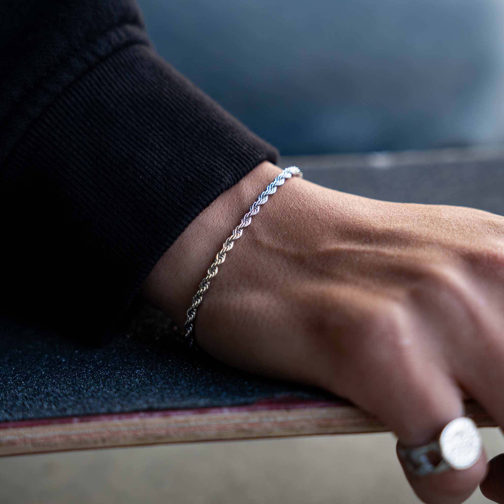 ROPE BRACELET (SILVER)