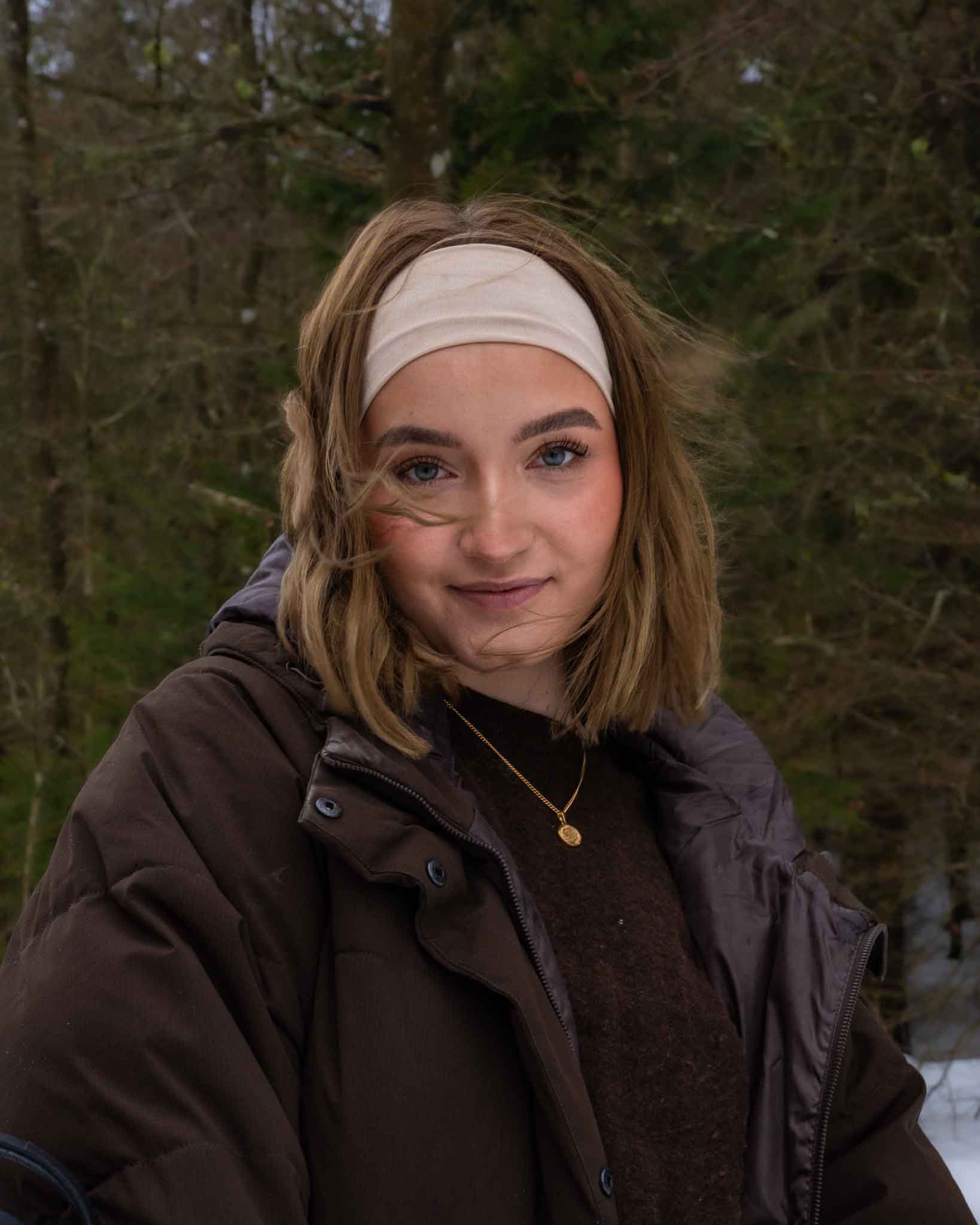 NL Minimal Vegvisir pendant - Gold-toned