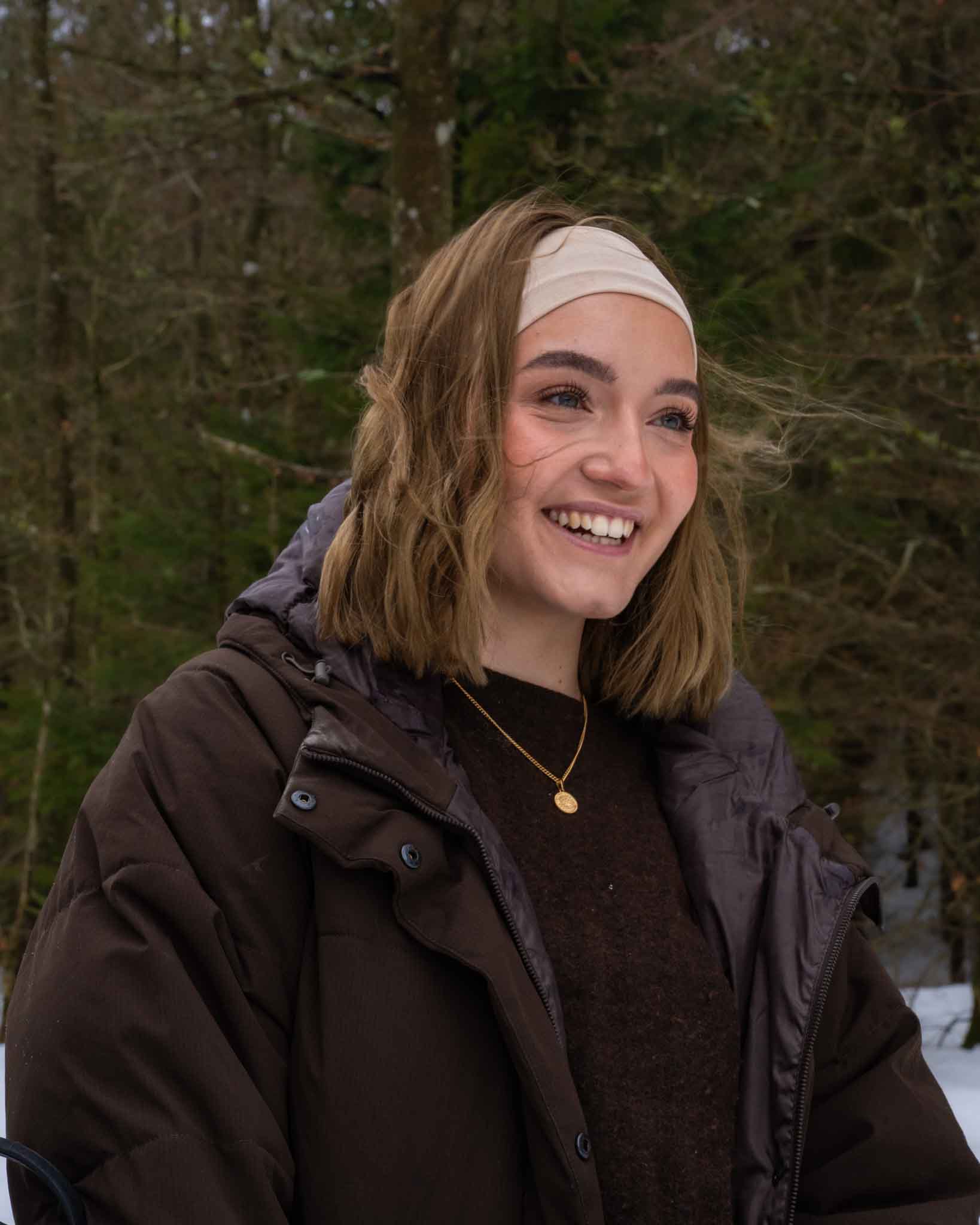 NL Minimal Vegvisir pendant - Gold-toned