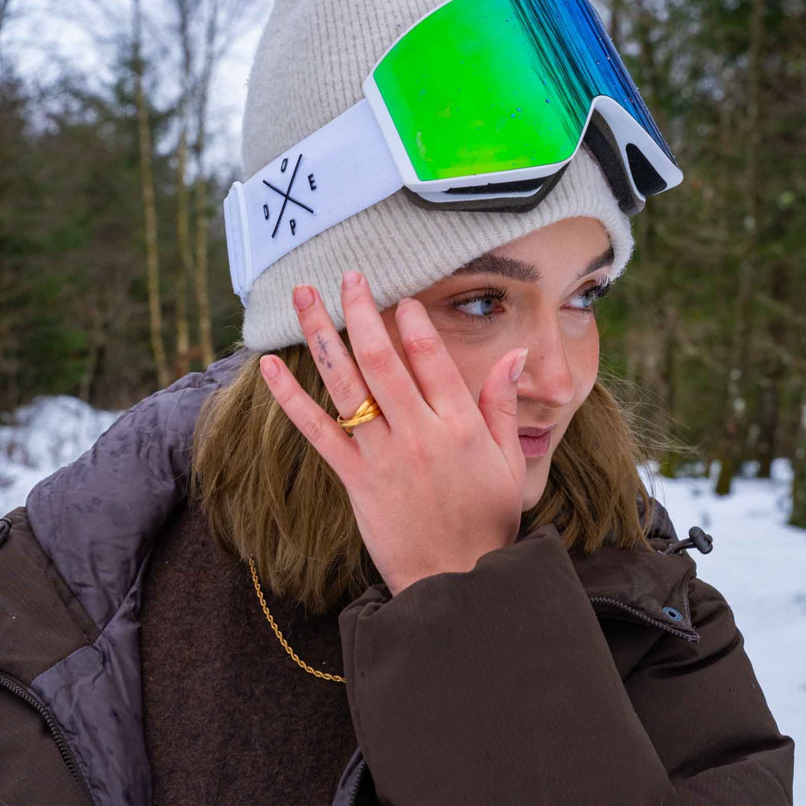 Helix band ring - Gold-toned