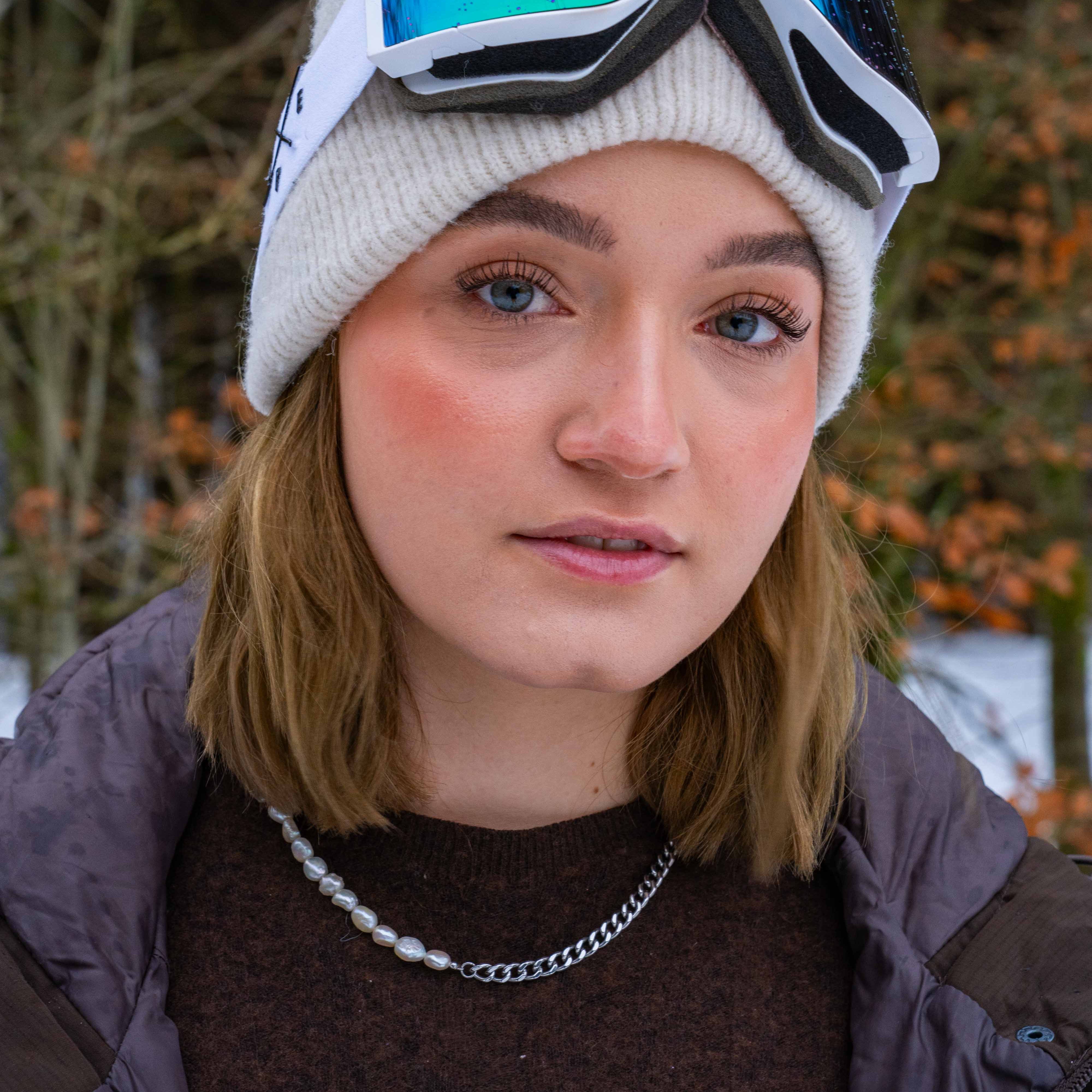 NL Kattegat Pearl pendant - Silver-toned