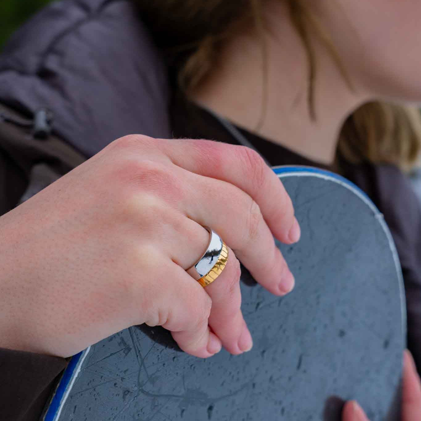 Siempre band - Silver-toned ring