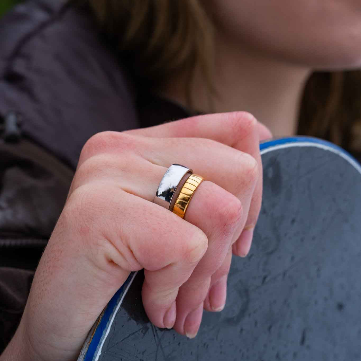 Siempre band - Silver-toned ring