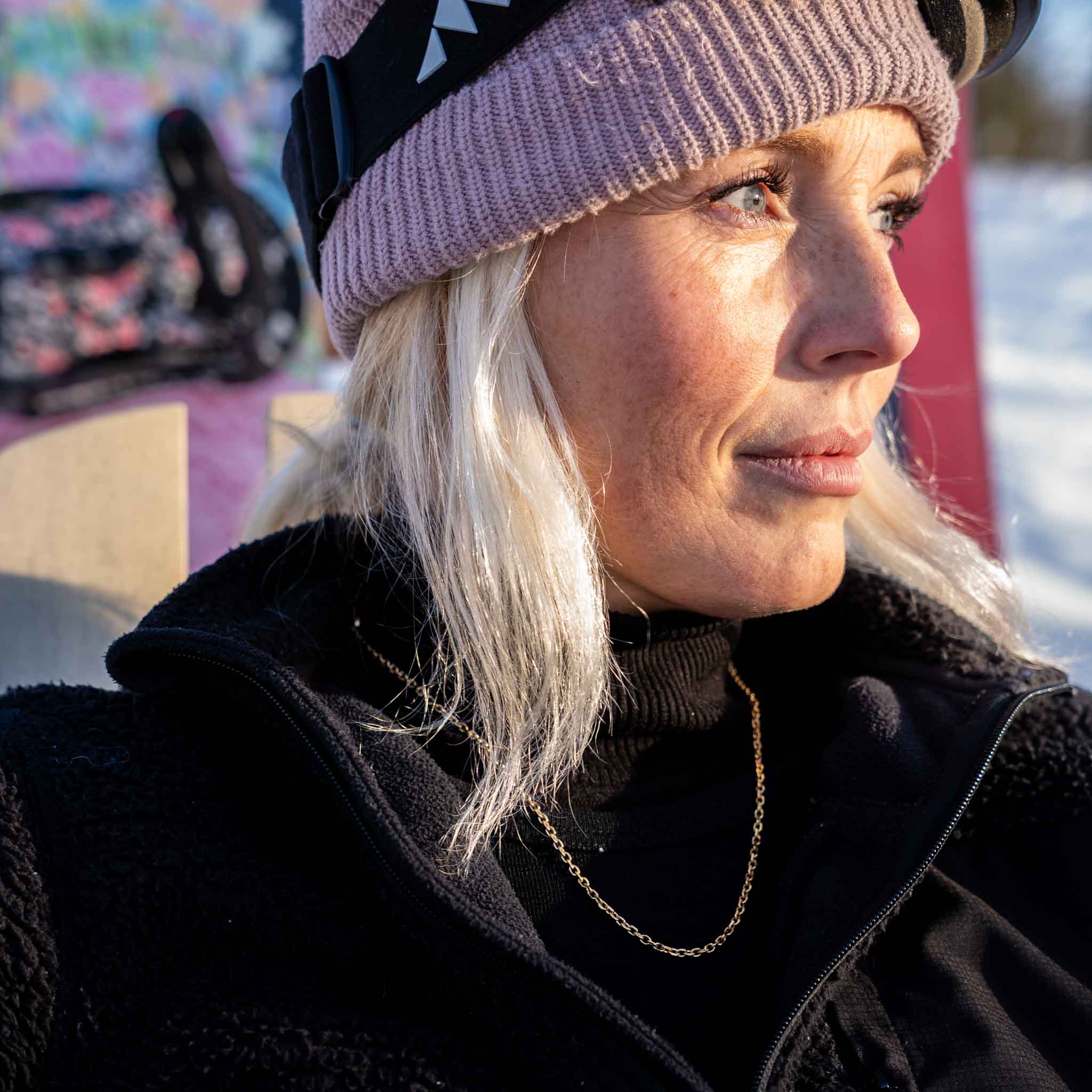 NL Cable necklace - Gold-toned