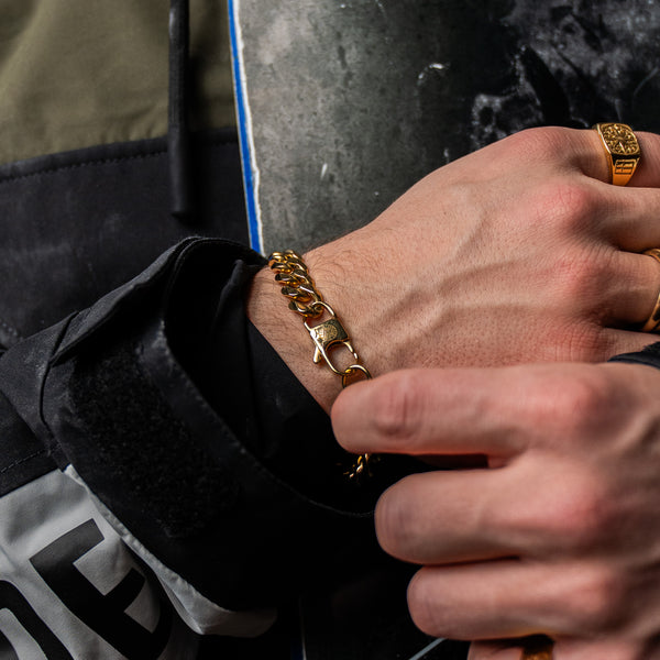 SEQUENCE OVERSIZE BRACELET (GOLD)