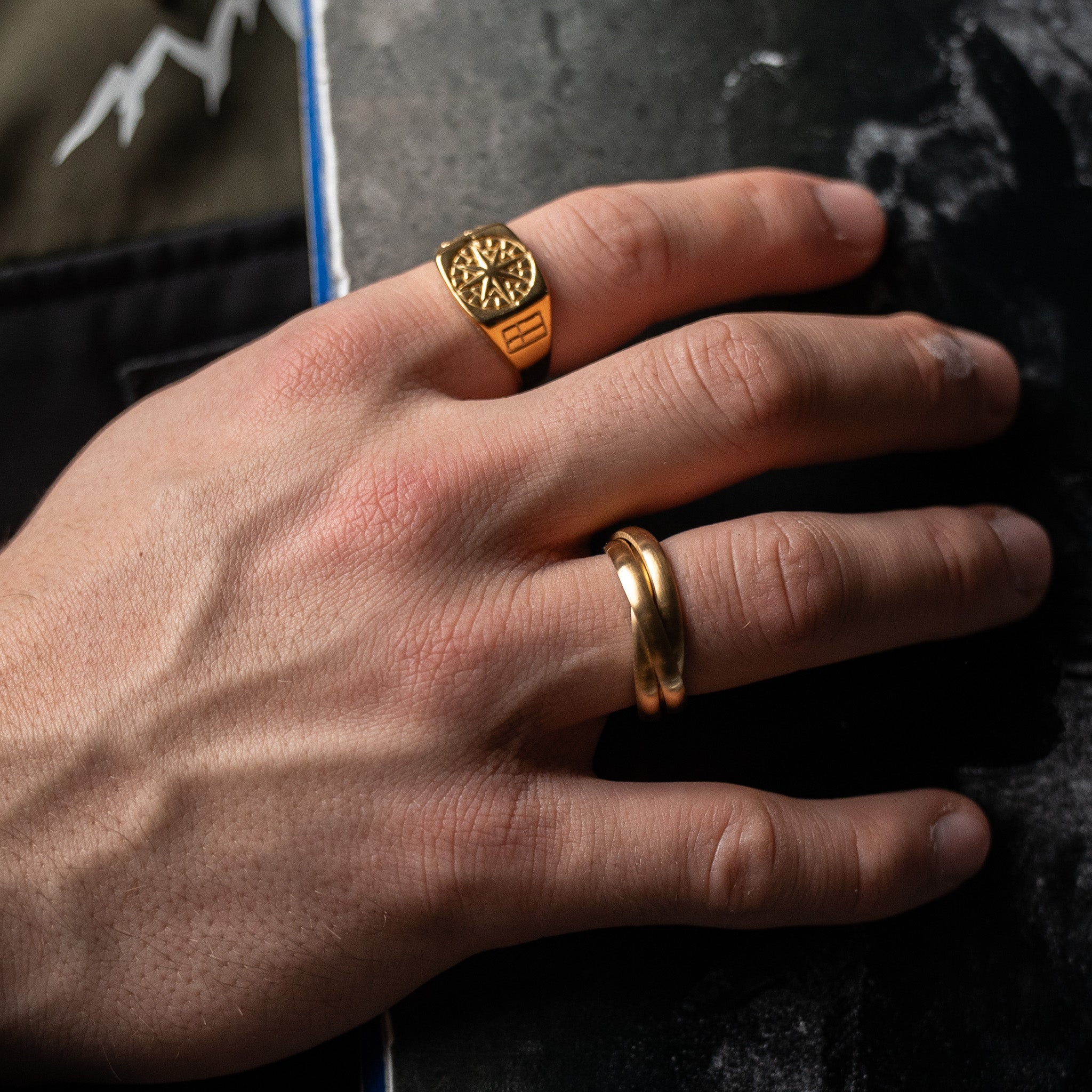 The Axis Set - Gold-toned