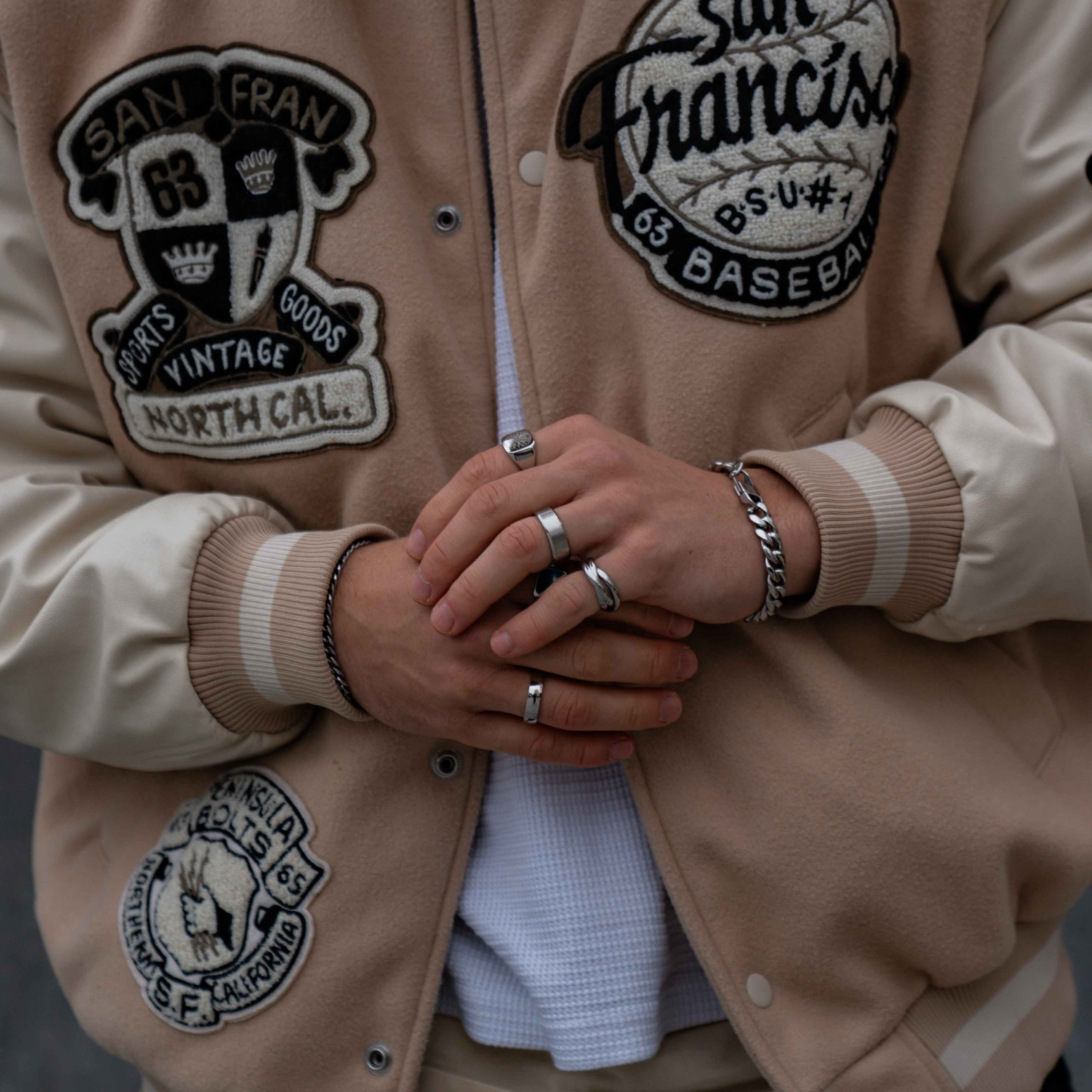 The Northguard Set - Silver-toned