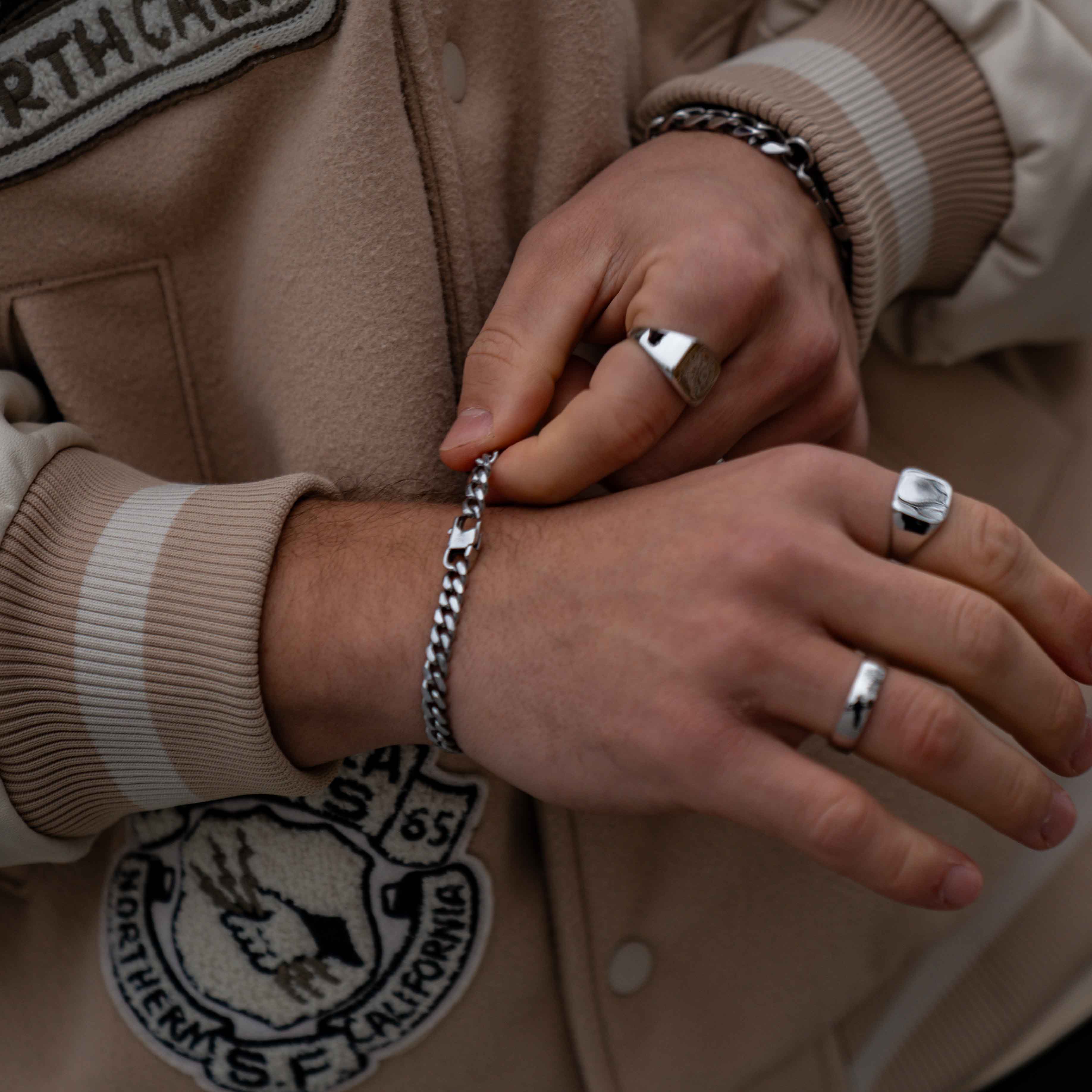 Sequence bracelet - Silver-tone