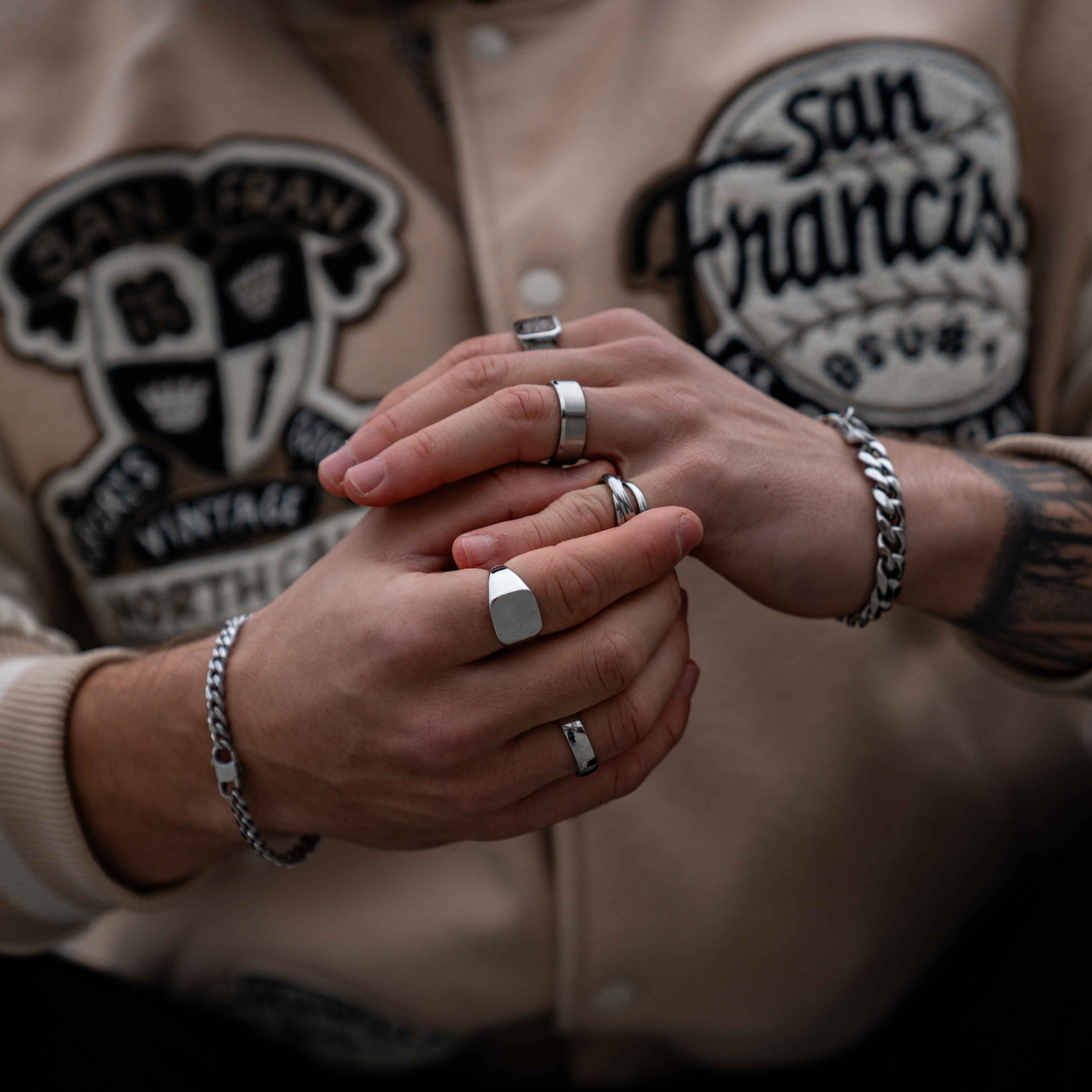 Classic Signature - Silver-toned ring