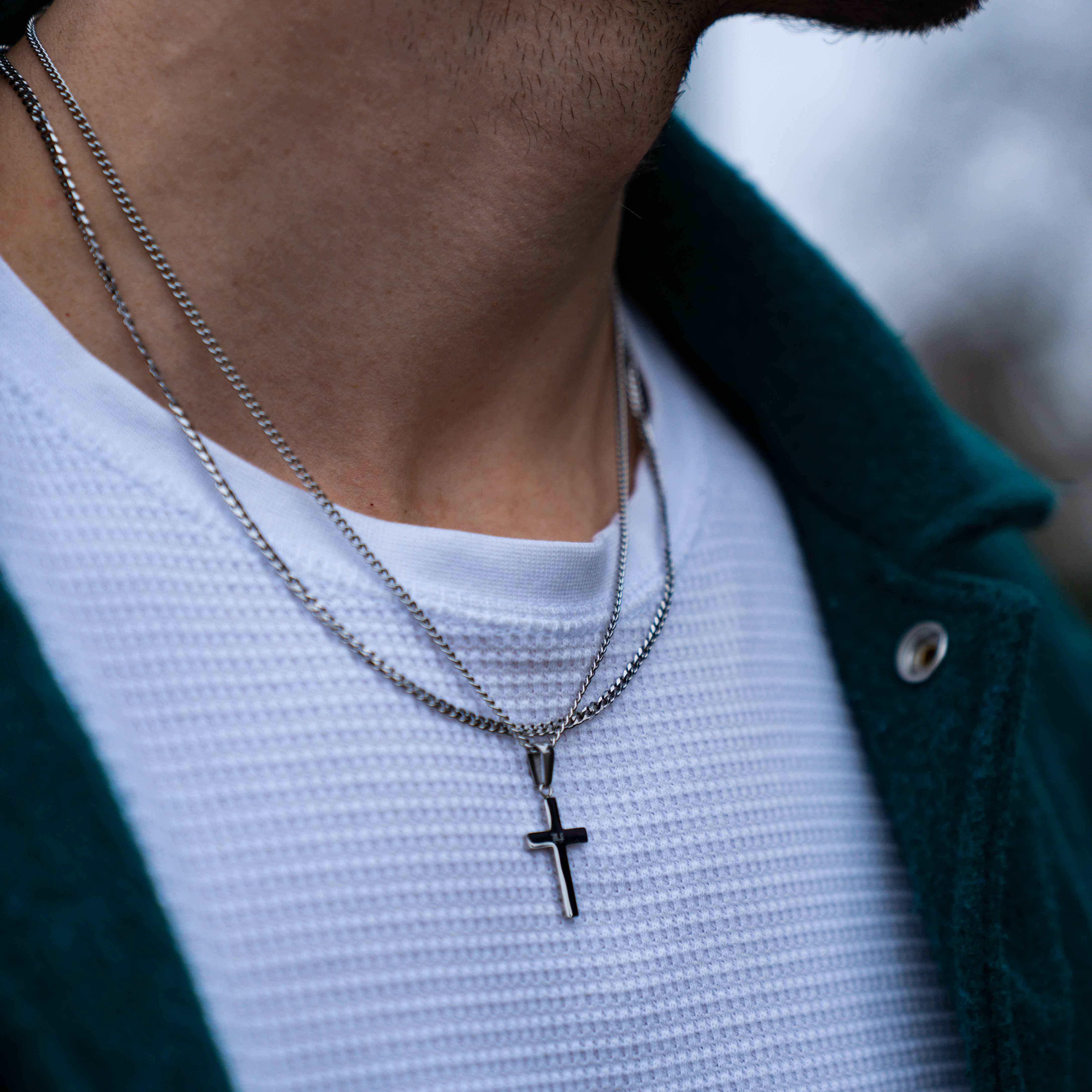 The Pillar Set - Silver-toned