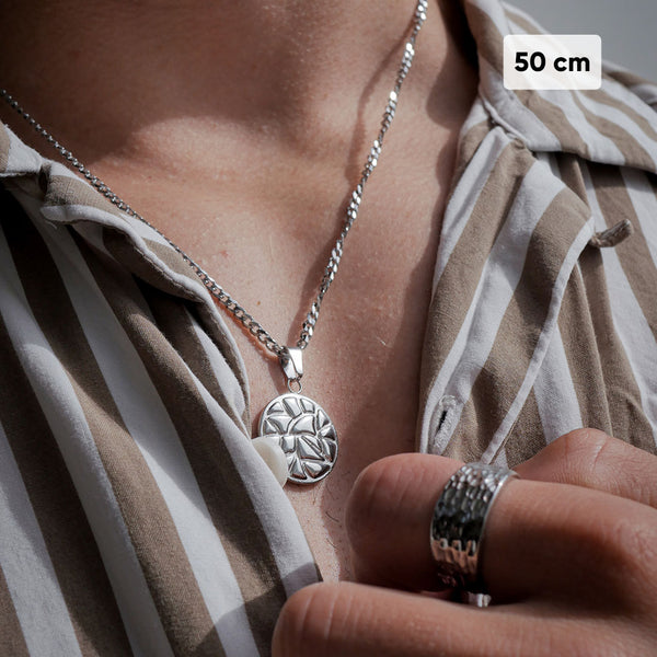 EARTHQUAKE PENDANT (SILVER)