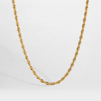 NL Rope necklace - Gold-toned